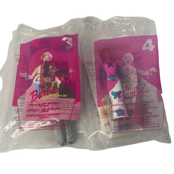 Mattel - Full Set 1-8 McDonalds Barbie 2001 Collection, Sealed, Vintage, Rare - Picture 3 of 5